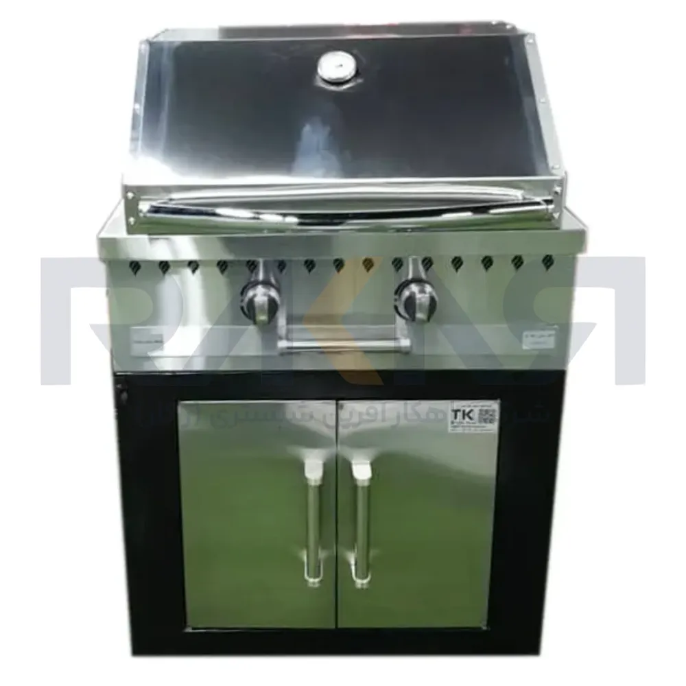 barbecue-60-cm-high-steel-steel-facade-cabin-width-60 باربیکیو ۶۰ سانت بالا استیل کابین نما استیل عرض ۶۰