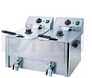 سرخ کن رومیزی صنعتی برقی بیکرز مدل BECKERS BM-8+8 AS