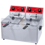 سرخ‌کن برقی دو لگن ۱۶ لیتری بدون شیر VICTOR 8+8