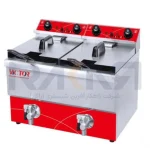سرخ‌کن برقی دو لگن ۲۴ لیتری شیردار VICTOR 12+12