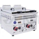 سرخ‌کن گازی دو لگن رومیزی آبا مدل OT-72A