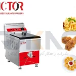سرخ‌کن گازی رومیزی تک لگن ۱۸ لیتری ویکتور