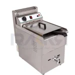 سرخ‌کن گازی تک لگن با شیر تخلیه اسمارت SMART 18L