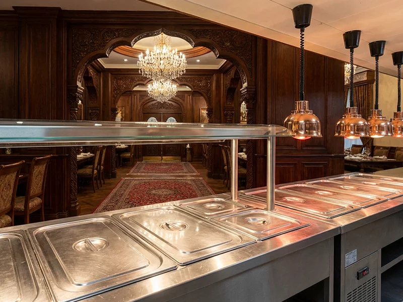 تجهیز رستوران شبدیز توسط راکار: طراحی و راه اندازی آشپزخانه کباب پز صنعتی با ظرفیت بالا توسط راکار تجهیز رستوران شبدیز توسط راکار