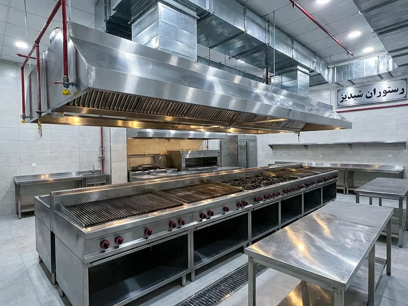 تجهیز رستوران شبدیز توسط راکار