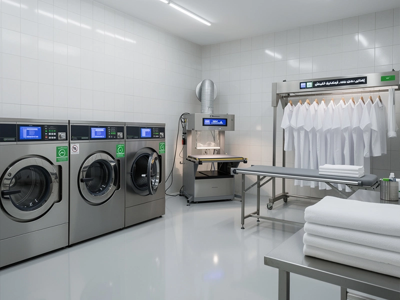 بهترین تجهیزات خشکشویی صنعتی برای هتل ها و مراکز اقامتی تجهیزات خشکشویی صنعتی