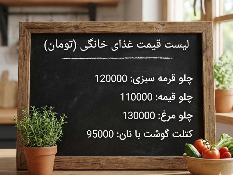 قیمت هر پرس غذای خانگی: راهنمای دقیق محاسبه و سودآوری قیمت هر پرس غذای خانگی
