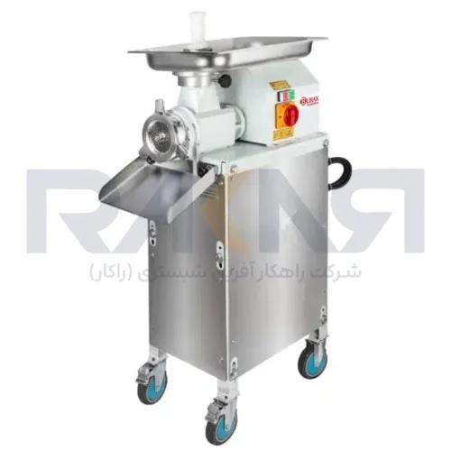 چرخ گوشت BURAX تسمه ای مدل BMT-32 گلویی استیل