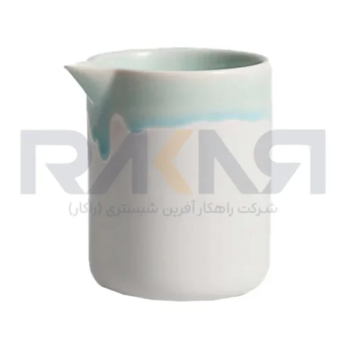سرور سرامیکی لبه رنگی آبی 400ml برند MUVNA