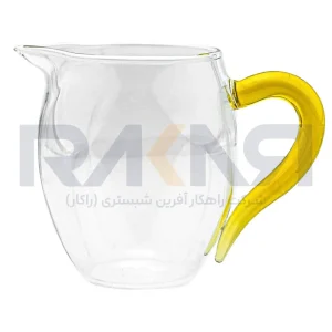 تی سرور کریستالی 350 میل دسته رنگی چین چای