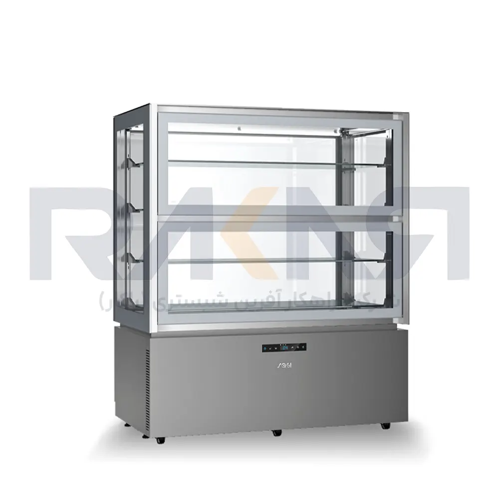 Glass refrigerator Saji model LUXOR DOUBLE یخچال شیشه ای ساجی مدل LUXOR DOUBLE