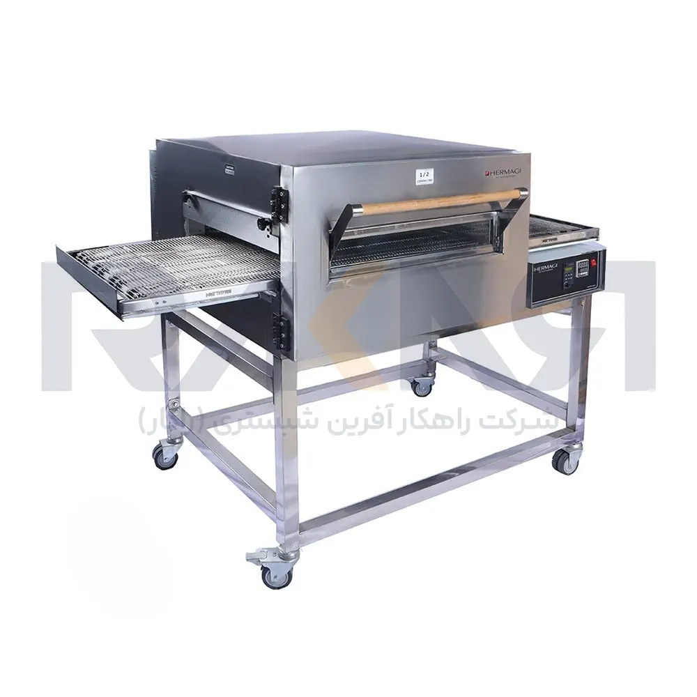 Hermagy Rail Pizza Oven 2440 65 Holes فر پیتزا ریلی هرماگی 2440 دهنه 65