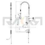 شیر شاور رو سینکی