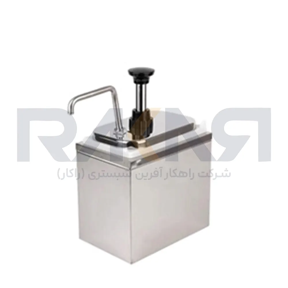 Stainless steel single tank sauce pump پمپ سس تک مخزن استیل