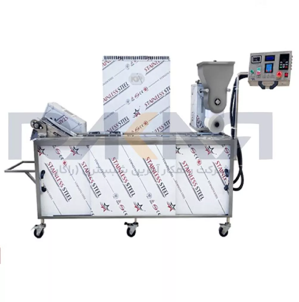 دستگاه فلافل زن ریلی طول 1/7 متر تمام اتوماتیک