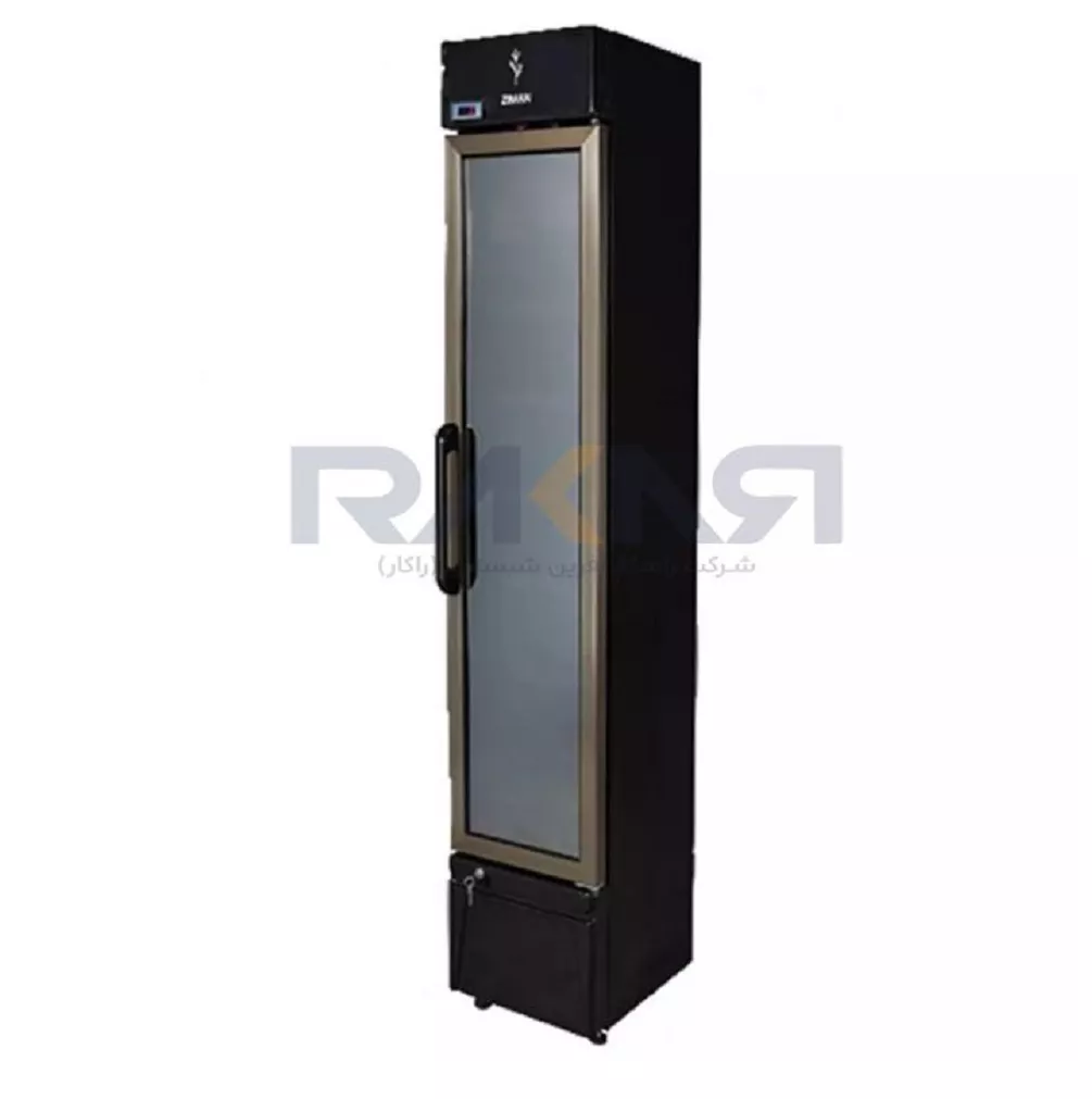 yakhchal istade ziman siyah mdl ziman-VR-105-L-black یخچال ایستاده زیمان مدل Ziman VR-105-L (سیاه)