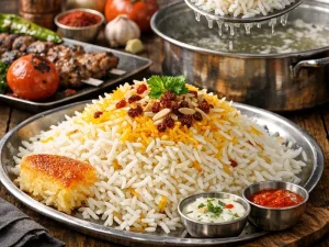 آموزش پخت برنج رستورانی