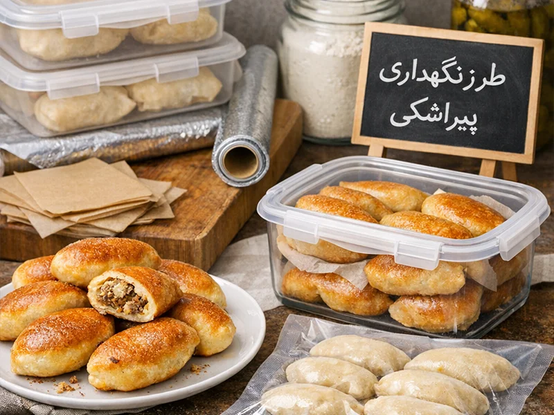 طرز نگهداری پیراشکی