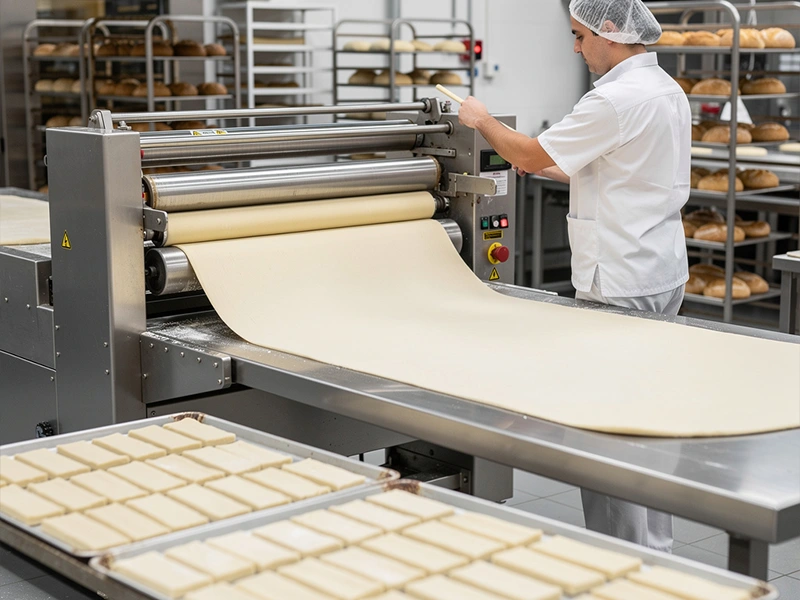 کاربرد خمیر پهن کن صنعتی