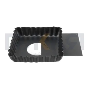 قالب تارت مربع کف متحرک 10 سانت