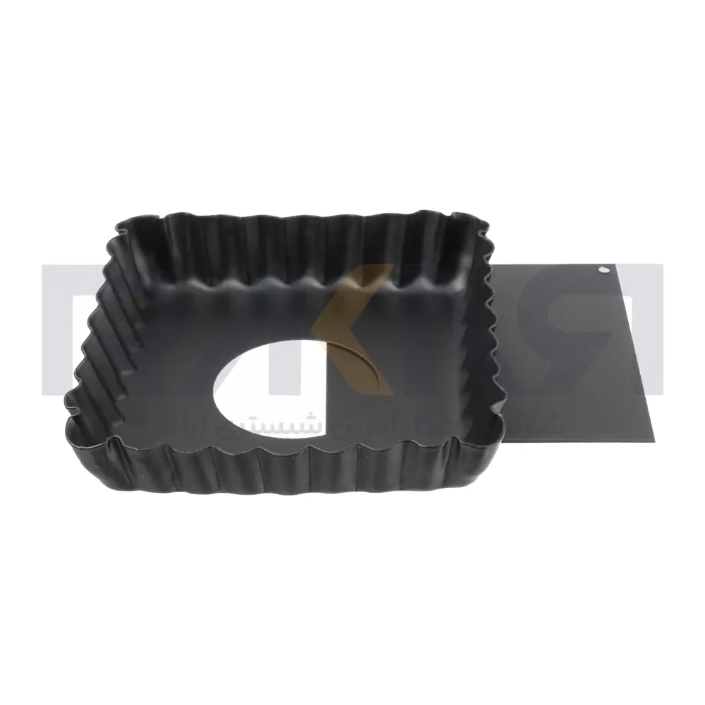 قالب تارت مربع کف متحرک 10 سانت