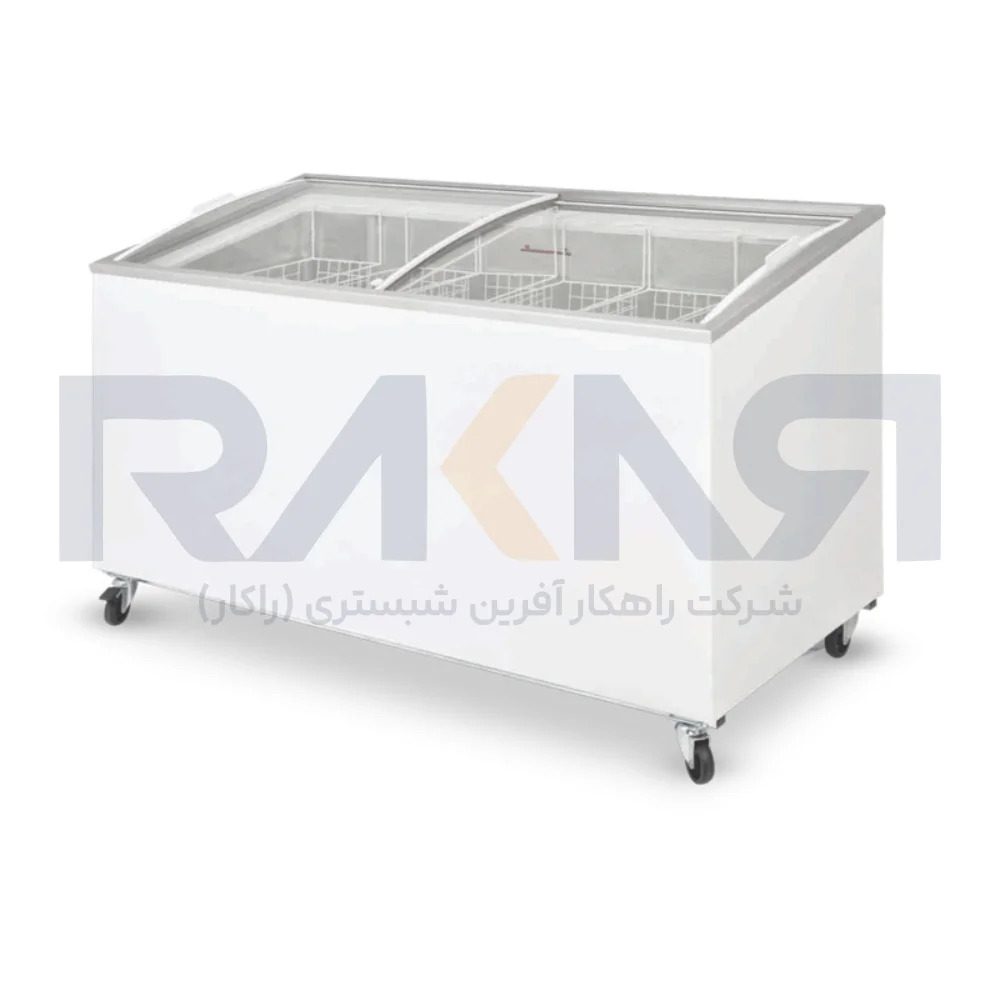160 cm wide chest freezer Kalimasan model D500 DFSG AC فریزر صندوقی عرض 160 کلیماسان مدل D500 DFSG AC