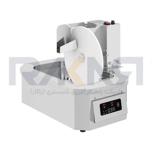 دستگاه تمپرینگ شکلات به همراه چرخ