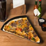 قالب پیتزا ایتالیایی آلومینیومی روکش تفلون مثلثی