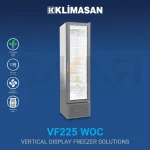 فریزر ایستاده تک درب عرض 50 بدون تاج کلیماسان