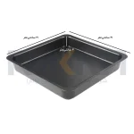 قالب پیتزا آمریکایی آلومینیومی روکش تفلون ۲۱ سانتیمتری