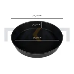 قالب پیتزا آمریکایی آلومینیومی روکش تفلون ۲۱ سانتیمتری
