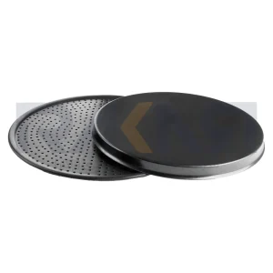 قالب پیتزا ایتالیایی آلومینیومی روکش تفلون ۳۰ سانتیمتری همراه با در کیچن تک