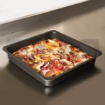 قالب پیتزا آمریکایی آلومینیومی روکش تفلون ۱۷ سانتیمتری