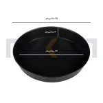 قالب پیتزا آمریکایی آلومینیومی روکش تفلون ۲۳ سانتیمتری