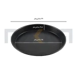 قالب پیتزا آمریکایی آلومینیومی روکش تفلون ۲۵ سانتیمتری