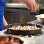 قالب پیتزا آمریکایی آلومینیومی روکش تفلون ۳۳ سانتیمتری