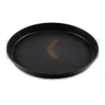 قالب پیتزا آمریکایی آلومینیومی روکش تفلون ۳۳ سانتیمتری بدون درب کیچن تک