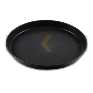 قالب پیتزا آمریکایی آلومینیومی روکش تفلون ۳۳ سانتیمتری بدون درب کیچن تک