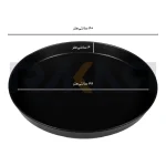 قالب پیتزا آمریکایی آلومینیومی روکش تفلون ۳۸ سانتیمتری