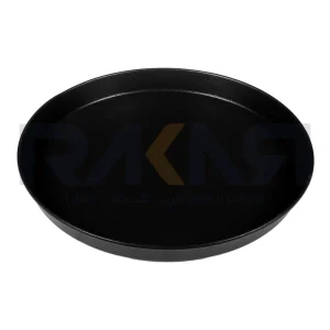 قالب پیتزا آمریکایی آلومینیومی روکش تفلون ۳۸ سانتیمتری بدون در کیچن تک