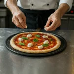 قالب پیتزا ایتالیایی آلومینیومی روکش تفلون ۳۰ سانتیمتری