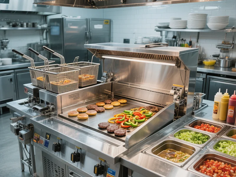 تجهیز فست فود ملل: طراحی آشپزخانه منعطف برای منوی چند ملیتی تجهیز فست فود ملل