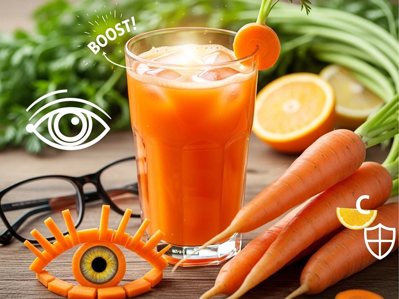 خواص آب هویج