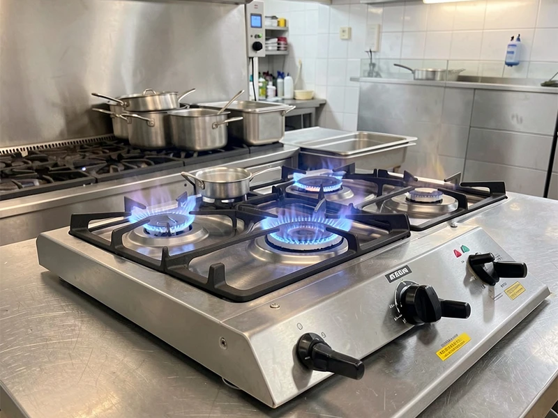 راهنمای خرید اجاق گاز صنعتی مناسب رستوران و کترینگ (جامعترین راهنمای ۲۰۲۶) راهنمای خرید اجاق گاز صنعتی