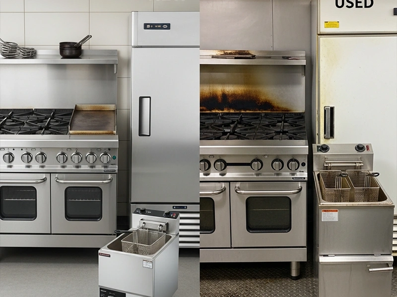مقایسه تجهیزات آشپزخانه صنعتی نو و دست دوم