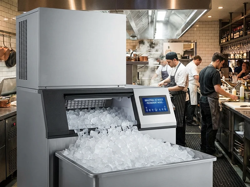 یخساز صنعتی چیست؟ راهنمای کامل انواع دستگاه یخساز یخساز صنعتی چیست