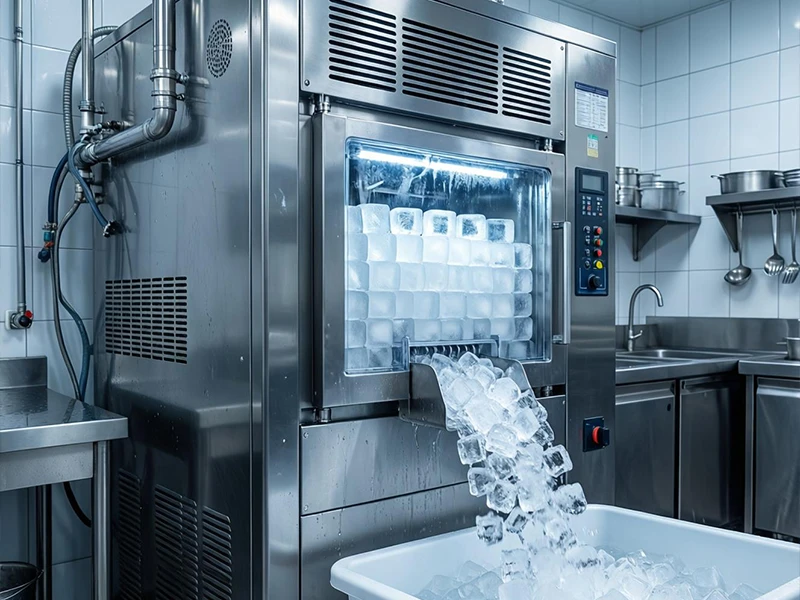 یخساز صنعتی چیست؟ راهنمای کامل انواع دستگاه یخساز یخساز صنعتی چیست