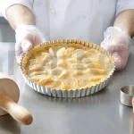 قالب تارت استیل کف متحرک 30 سانتی متر