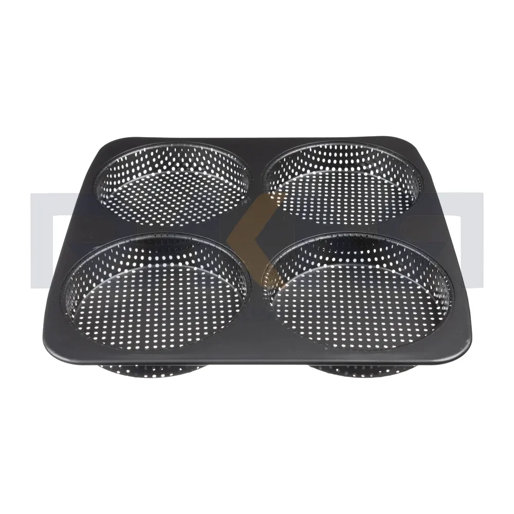 4-piece hamburger bun mesh mold قالب مشبک نان همبرگر 4 عددی