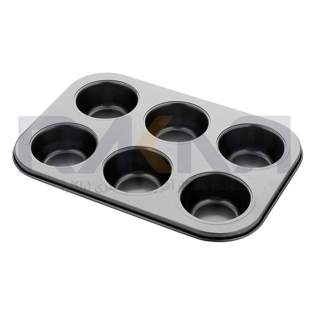 6-piece muffin tin 4.5 cm قالب مافین 6 عددی 4.5 سانت
